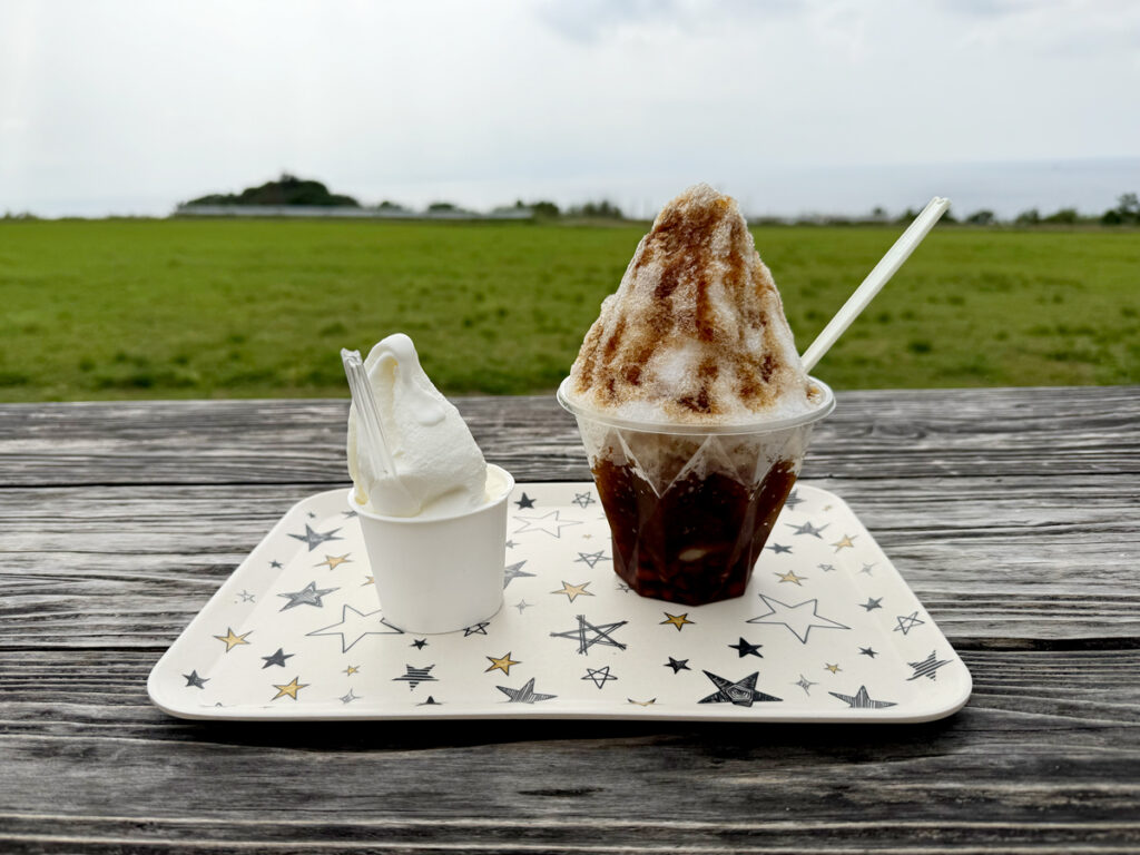 ミルミル本舗ジェラートとぜんざい