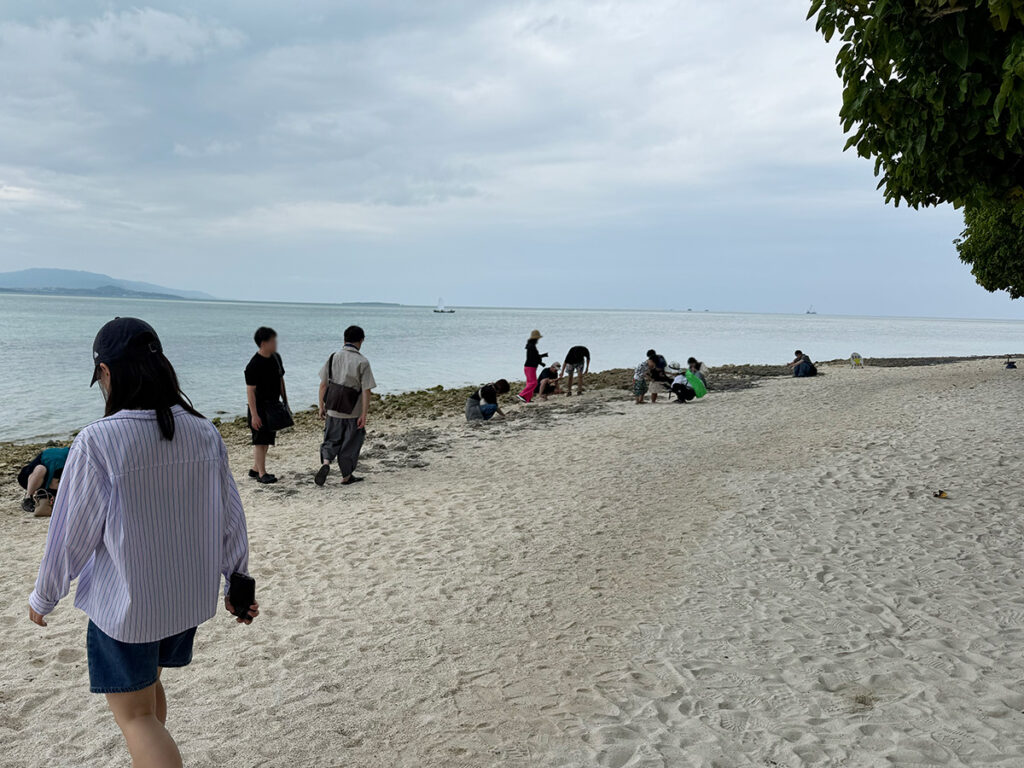 カイジ浜 星砂探し