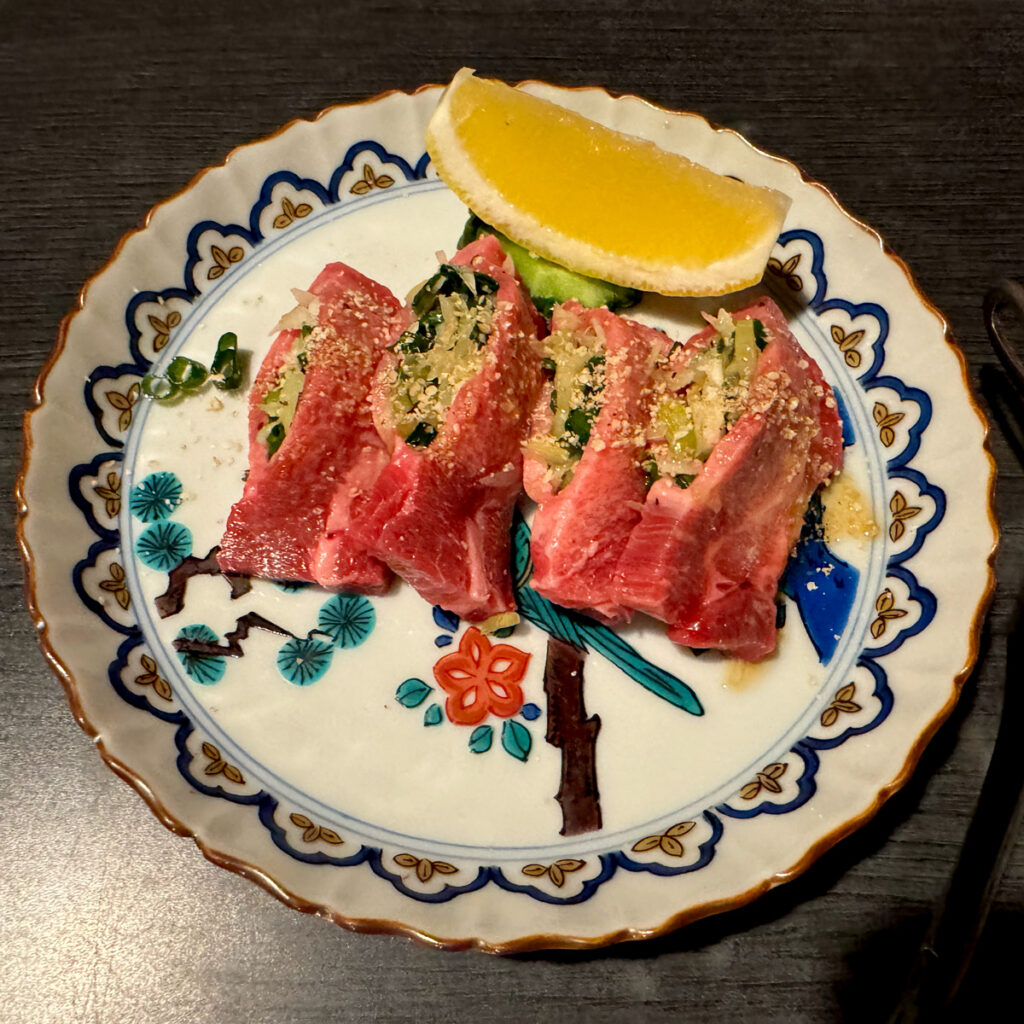 うしみずネギ牛タン